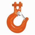 Cm Slip Hook, 38 In Trade, 5500 Lb Load, Grade 63, Clevis Attachment, Steel Alloy M906A